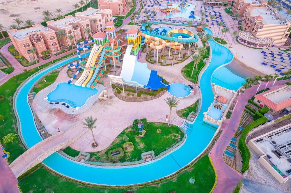 Charmillion Club Aquapark 호텔 샤름 엘 셰이크 외부 사진 Aerial view of the park