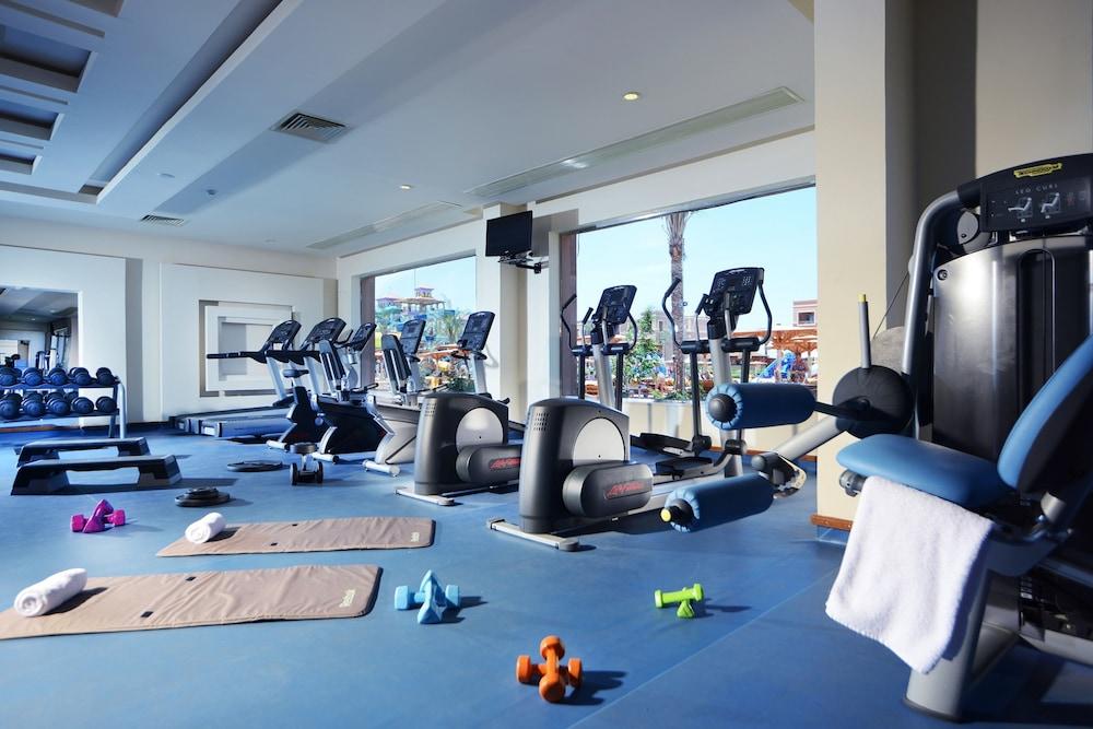 Charmillion Club Aquapark 호텔 샤름 엘 셰이크 외부 사진 The gym at the hotel